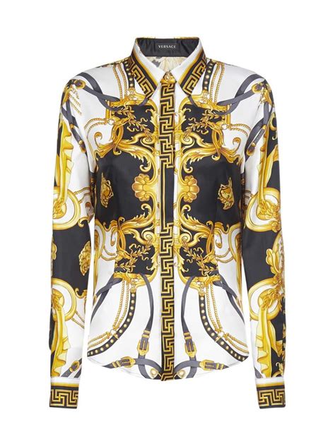 versace shirt dress womens|shirts that look like Versace.